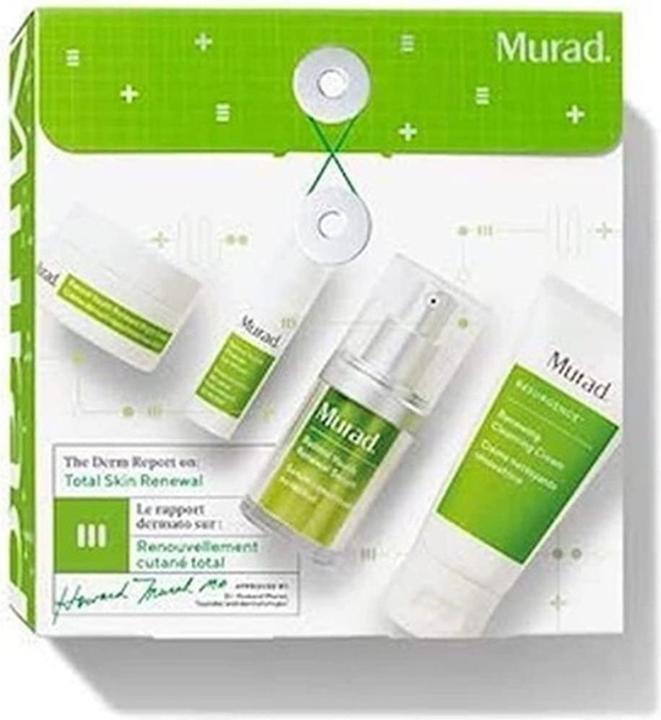 Image du produit Murad The Derm Report on Total Skin Renewal Renewing Skincare Set - Christmas Gift (Kit de soins du visage)