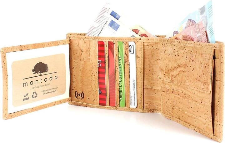 Actual product image Montado Monta Simple" wallet natural