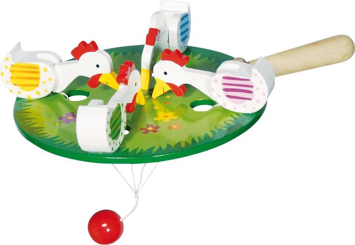 Produktbild Goki Pickendes Huhn Spiel (Deutsch, Englisch, Französisch, Italienisch)