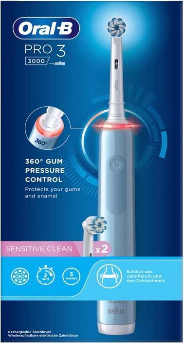 Actual product image Oral-B Pro 3 3000 (Oscillating toothbrush)
