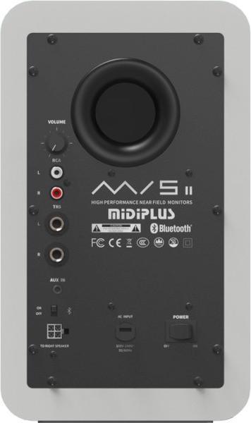 Actual product image MidiPlus Mi5 v2 White - Monitory odsłuchowe (Active, Pair, 2x 35 W)