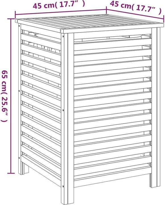 Actual product image vidaXL Wäschekorb