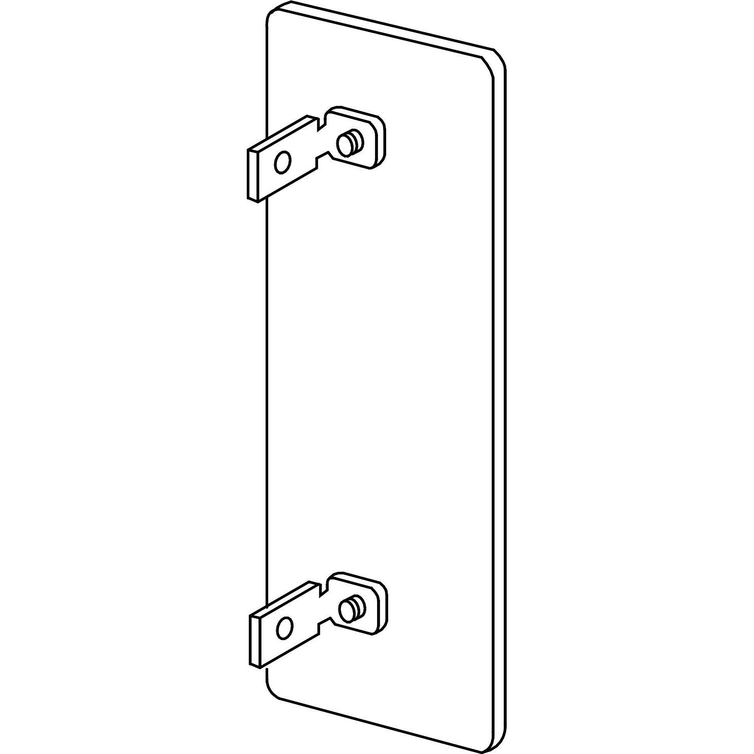 Schneider Electric, Accessori per il passaggio dei cavi, Terminale FED 101/34 bianco RAL9016 Tipo: FED-ES10134 5440428