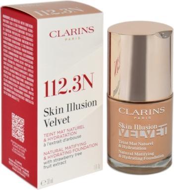 Actual product image Clarins Skin Illusion Velvet Fond de Teint No 112.3N (112.3N Brown)
