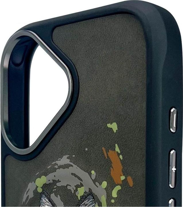 Immagine prodotto PanzerGlass Nimmy Wolf MagSafe case for iPhone 16 dark grey (Apple iPhone 16)