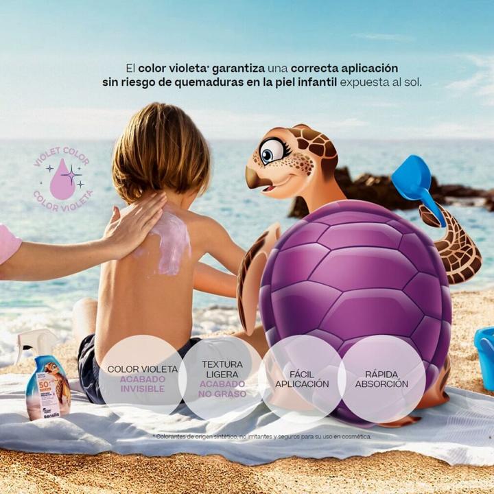 Produktbild Sensilis Pediatrics Lotion Spray Sunscreen Spf50+ 2x200ml Special Price (Sonnenlotion, SPF 50+, 400 ml)