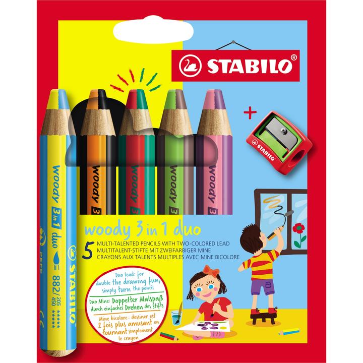 Produktbild STABILO Woody (Sortiert, 5 x)
