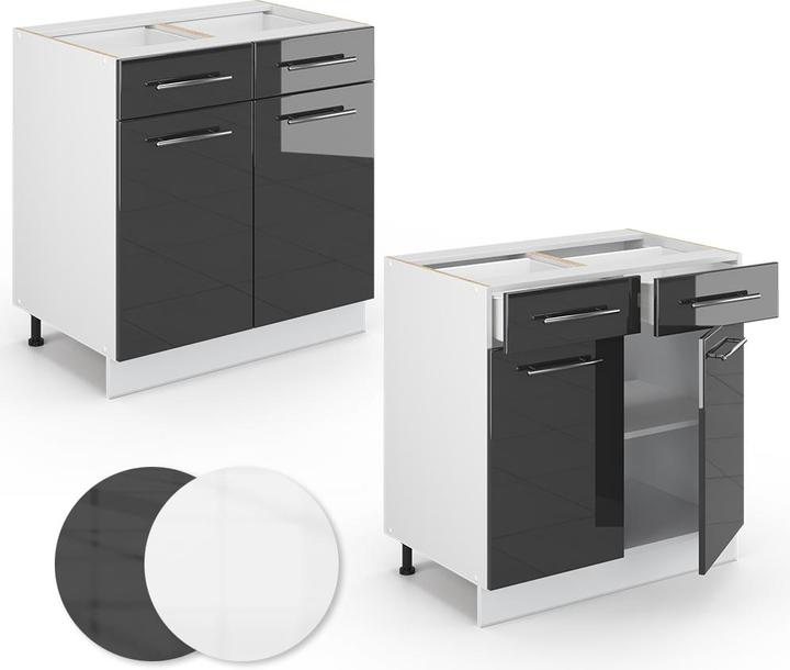 Produktbild Vicco Küchenunterschrank Fame-Line (80 x 60 x 82 cm)