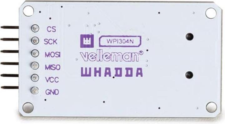 Actual product image Whadda SD card logging shield for Arduino 2 pieces