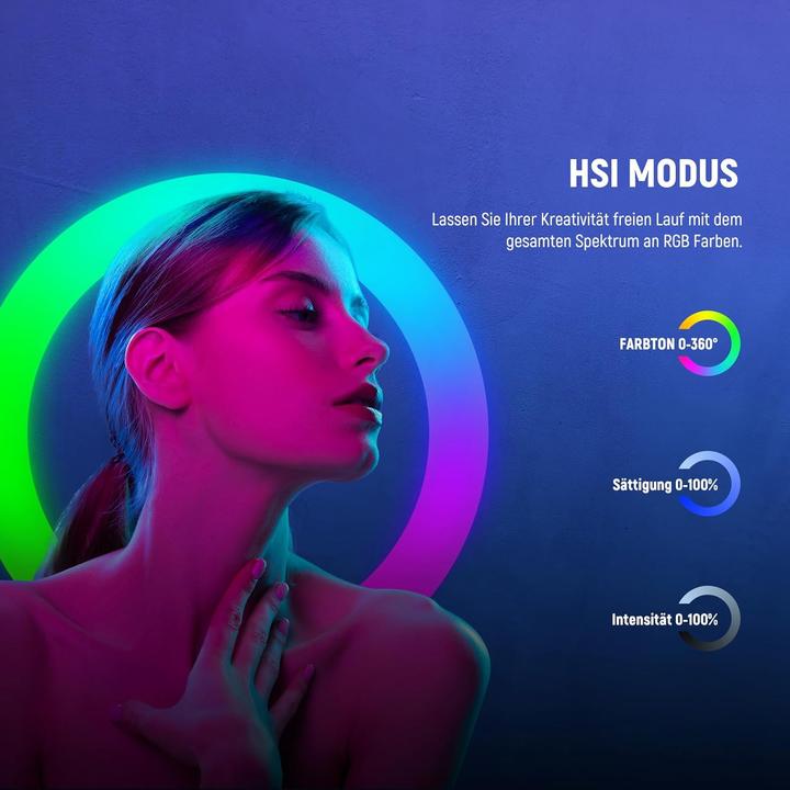 Actual product image Neewer RGB Ringlicht mit Ständer und App-Steuerung (Ring light)