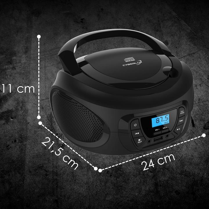 Produktbild Cyberlux Tragbarer CD-Player mit Radio und USB-Anschluss