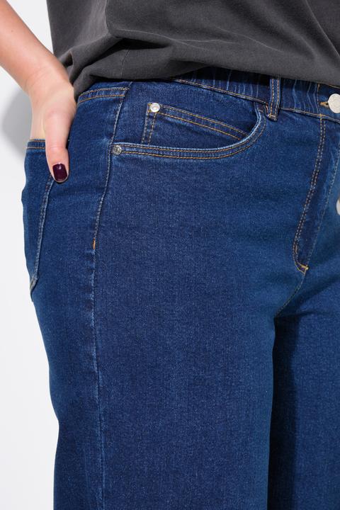 Actual product image Studio Untold Denim Elastic Waist Culottes (54)