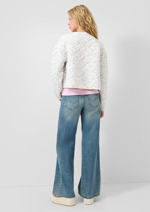 Produktbild s.Oliver Sweatshirt Gesteppte Jerseyjacke mit all over print (S)