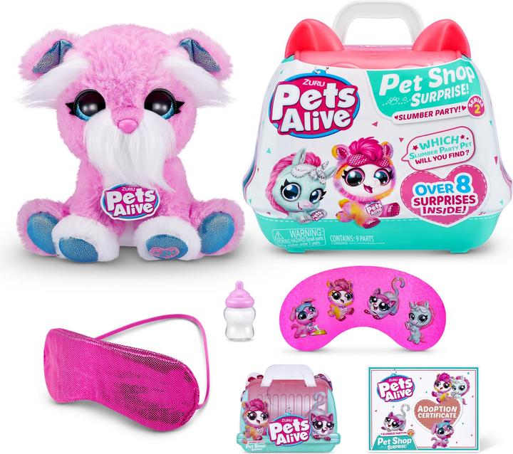 Productafbeelding Zuru Pet Shop Surprise Pets Alive Slumber Party - Serie 2 (14 cm)