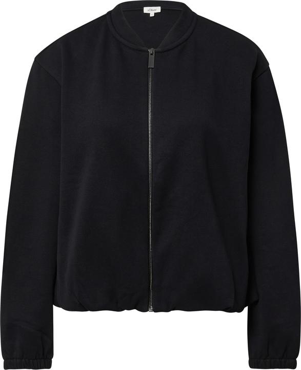 Produktbild s.Oliver Sweatshirt Jacke Sweat-Blouson mit Gummibündchen (44)