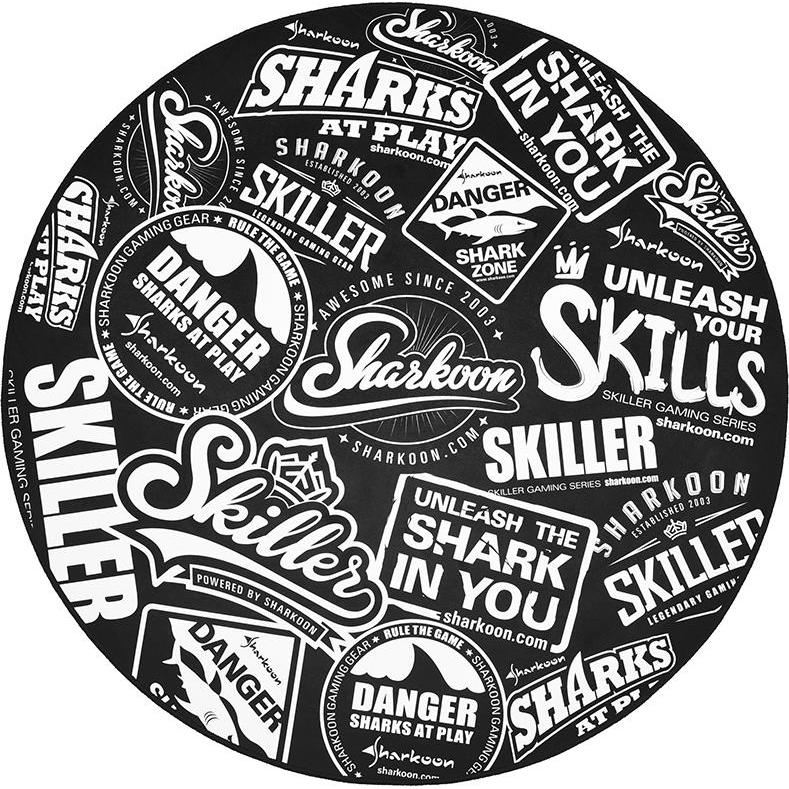 Sharkoon, Bodenschutzmatte, Unterlage für Gaming-Stühle SKILLER SFM10 (120 x 120 cm)