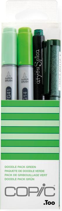 Produktbild Copic Doodle Pack Green (4x)