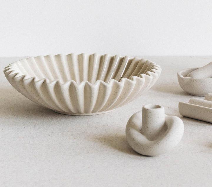 Actual product image Esmée Ceramic Fruit Bowl / Fruit Bowl (Ø 26.5 x 7.5 cm)