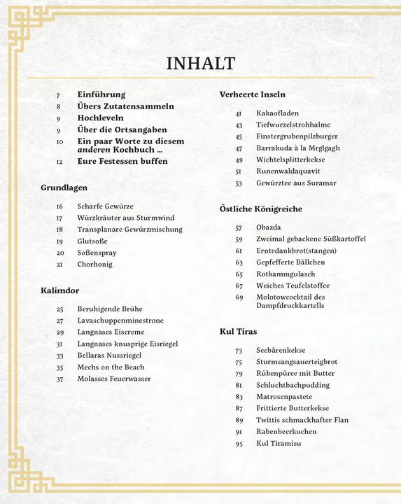 Image du produit Panini World of Warcraft: Neue Genüsse aus Azeroth - Das offizielle Kochbuch (Allemand, Chelsea Monroe-Cassel, 2021)