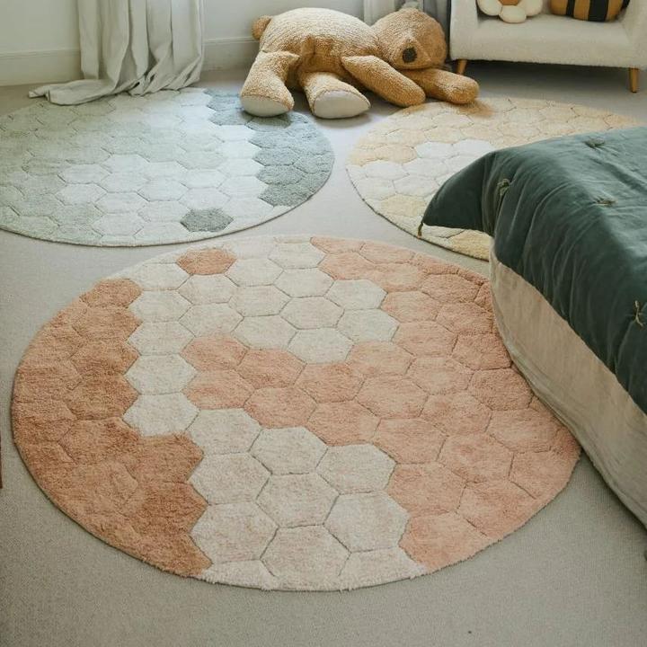 Produktbild Lorena Canals Runder Teppich Honeycomb (140 cm)