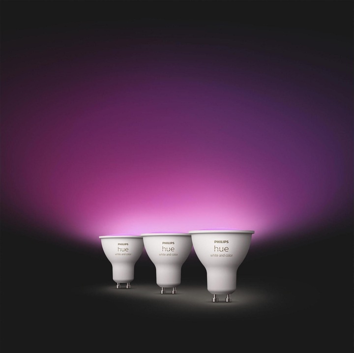 Productafbeelding Philips Hue 4,2W GU10 3P (GU10, 4.20 W, 400 lm, 3 x, E)