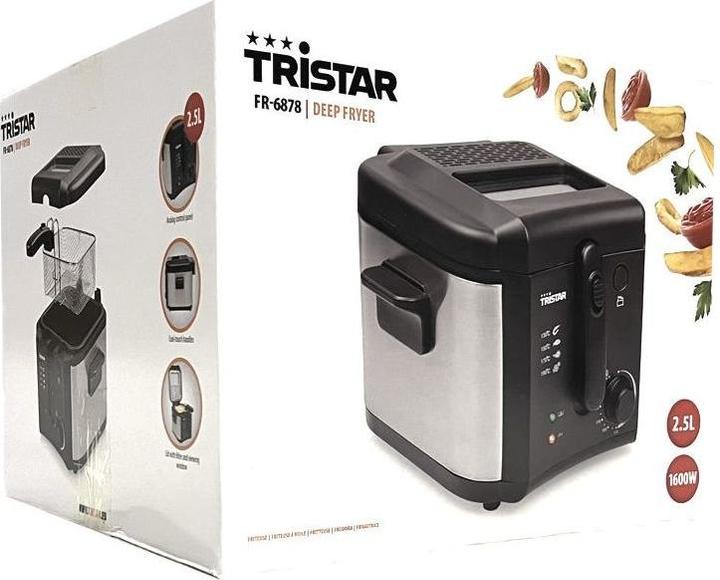 Immagine prodotto Tristar Friggitrice FR-6878 - 2,5 litri - 1600W - Manualmente - RVS/Zwart
