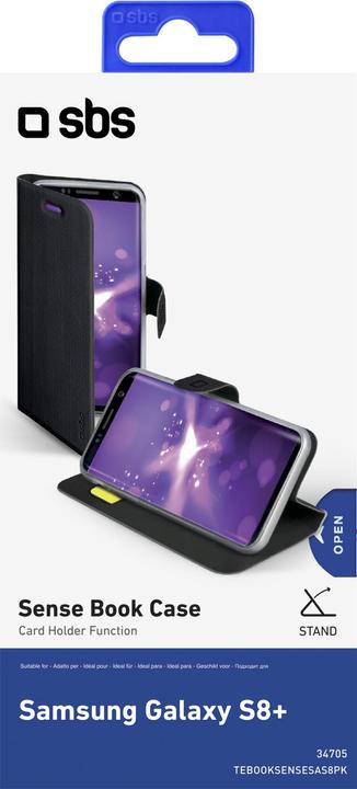 Image du produit SBS Étui portrait Sense pour Samsung Galaxy S8+ (Samsung Galaxy S8+)
