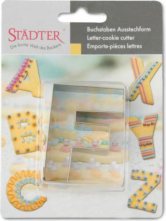 Produktbild Städter Ausstecher Buchstabe F