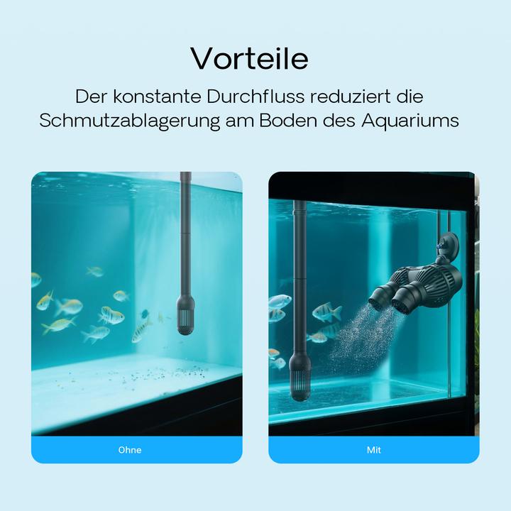 SunSun JVP-200A Pompa a doppia circolazione Wavemaker Supporto a ventosa 5000l/h 7W Pompa per acquari per