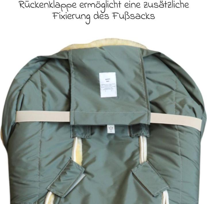 Image du produit Kaiser Baby Kaiser Lammfell Fusssack Iglu 2.0, salbei green/grey