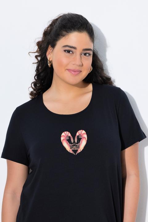 Produktbild Ulla Popken T-Shirt, Scampis, Classic, Rundhals, Halbarm (42, 44)