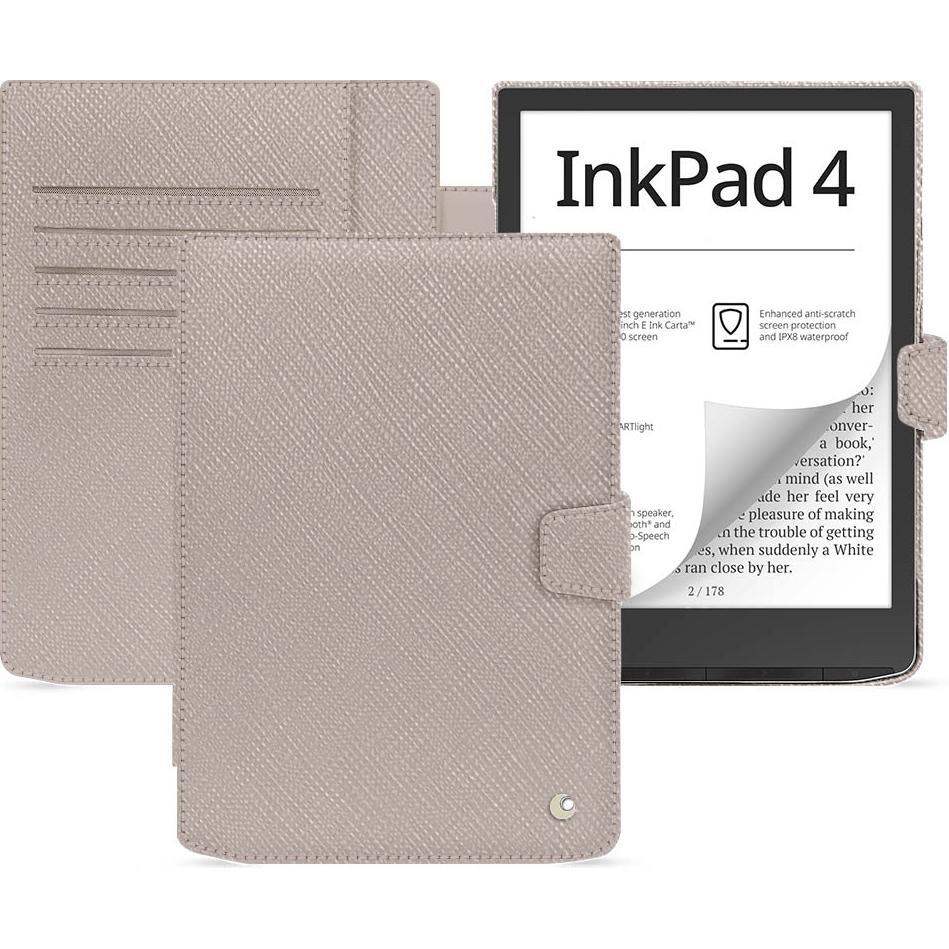Noreve Lederschutzhülle PocketBook InkPad 4 (Pocketbook InkPad 4), eReader Zubehör, Beige