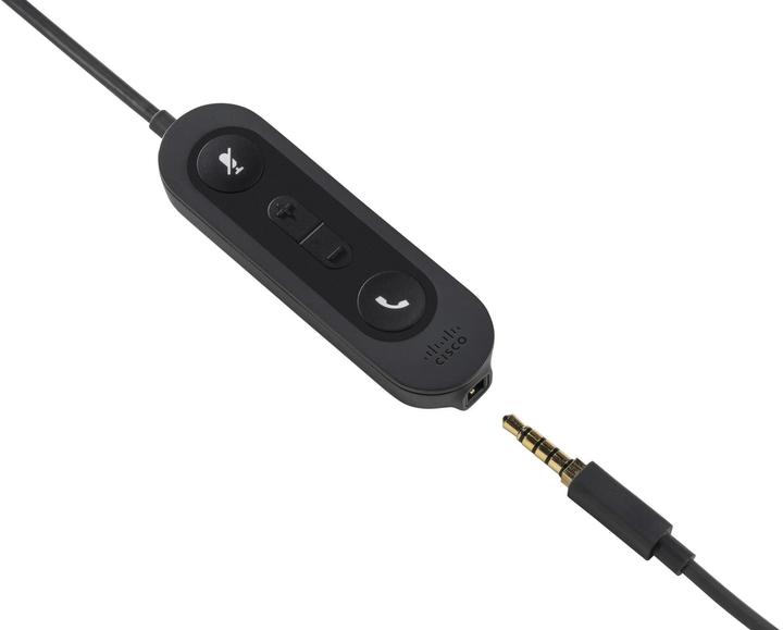 Produktbild Cisco Headset 522 Duo 3.5mm & USB-C Adapter (Kabelgebunden, USB-C)