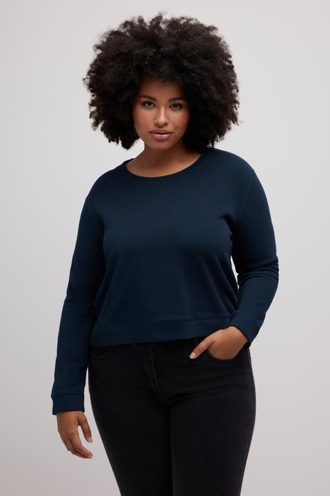 Produktbild Ulla Popken Sweatshirt, kurz, Oversized, Rundhals, Langarm (50, 52)