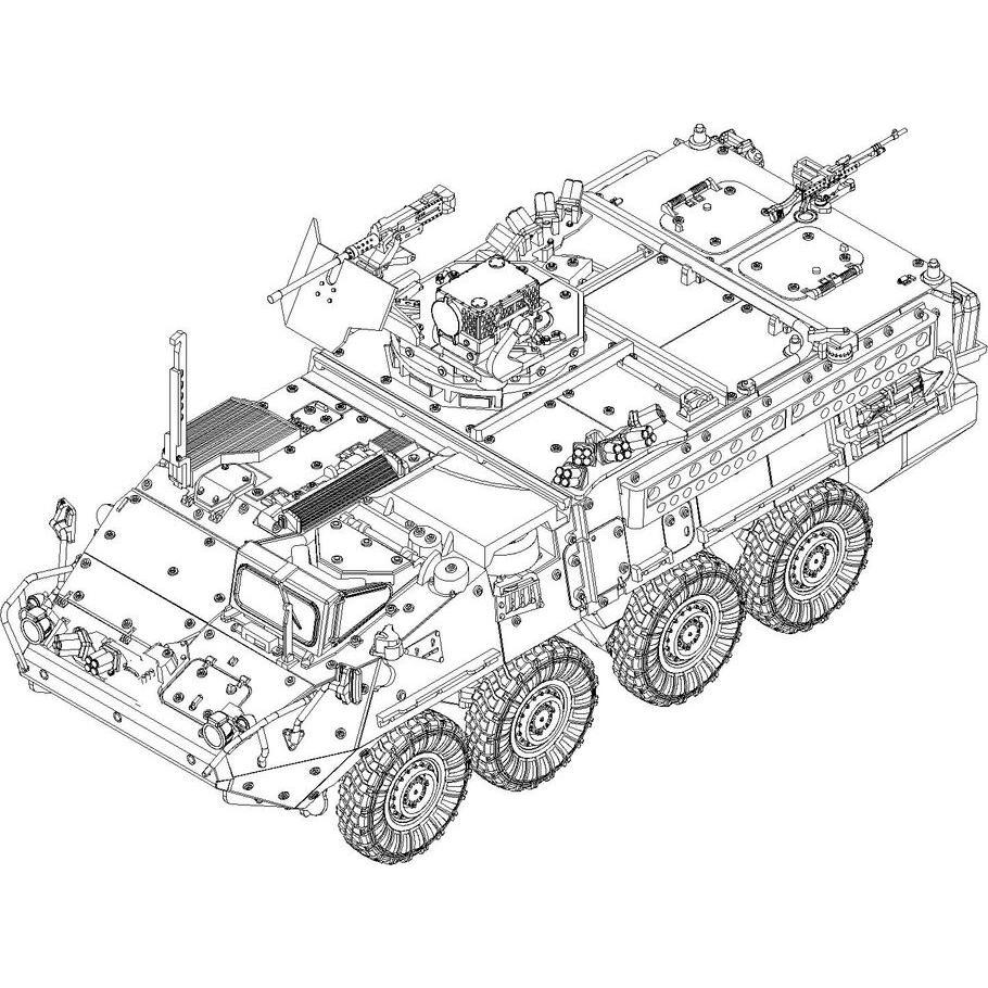 Trumpeter M1127 Stryker Reconnaissance Vehicle (RV)
