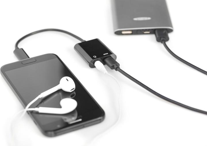 Digitus USB Typ C — 3.5mm Klinke| USB Typ C (USB-C, 2 Ports)