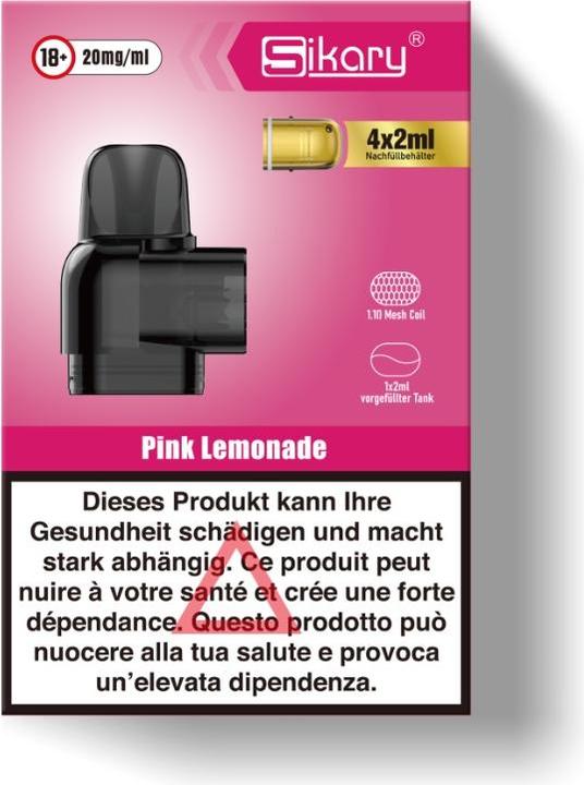 Produktbild Sikary S10000 Pod - Pink Lemonade (Grapefruit, Zitrone)