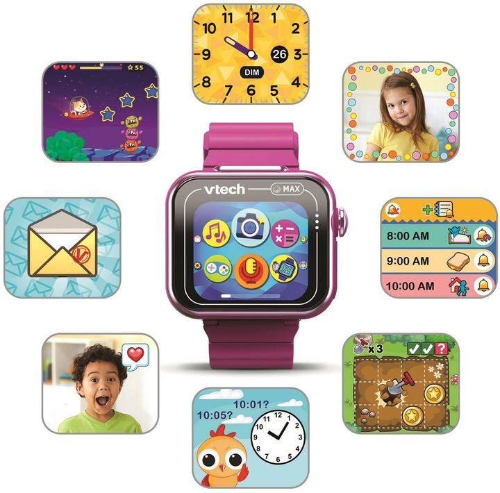 Produktbild VTech KidiZoom Smartwatch MAX framboise (224 mm)