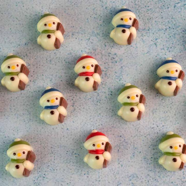 Produktbild miniSchoggi Pralinenform Schneemann