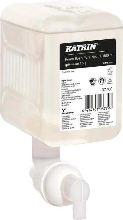 Katrin Foaming soap Pure neutral dermatologically tested 4,5 0,5l (Liquid soap, 500 ml)
