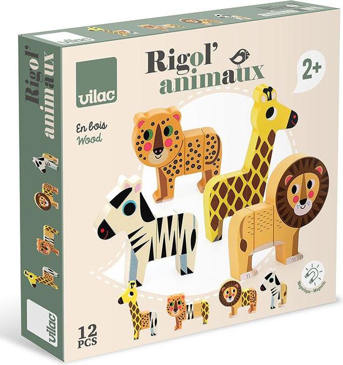 Actual product image Vilac - Magnetic Savannah Animals (7703S)