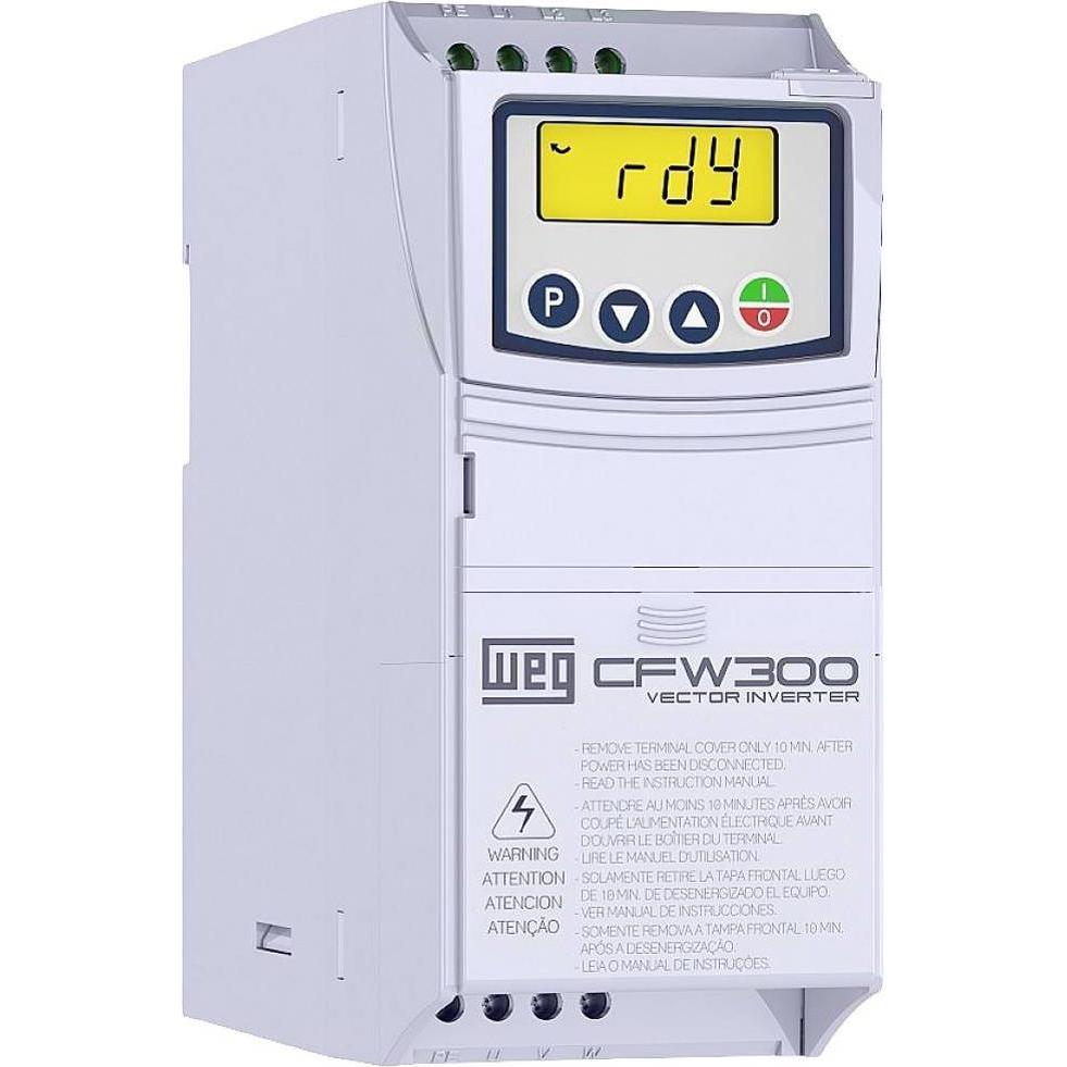 Weg, Frequenzumrichter, Frequenzumrichter CFW300A 07P3 S2 1.5kW 1phasig 200 V, 240V