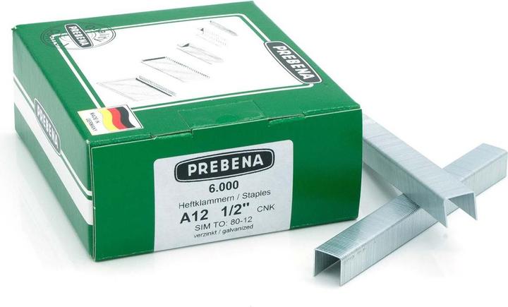 Actual product image Prebena Staples galvanised12 mm