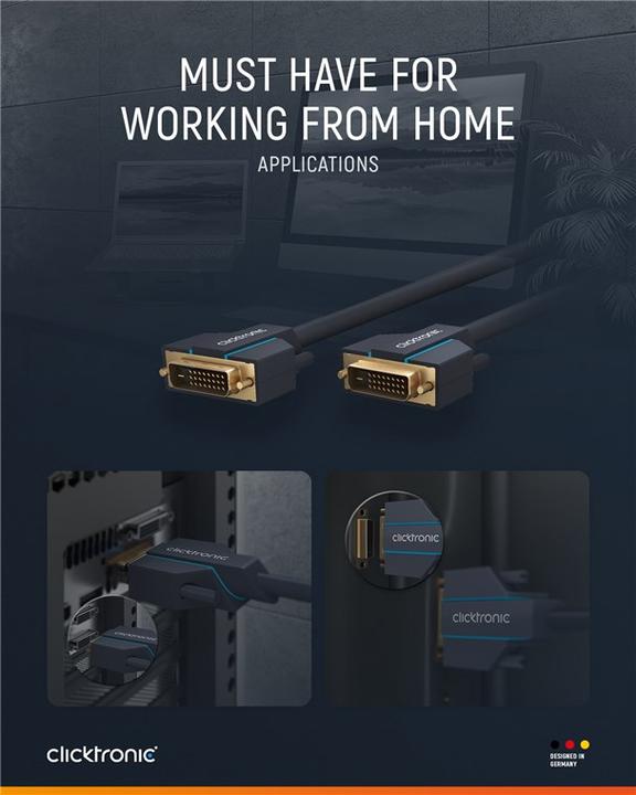 Produktbild clicktronic Dvi — Dvi (10 m)