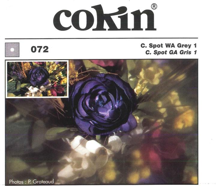 Cokin Z072 Filtre annulaire gris 1 WW (62 mm)