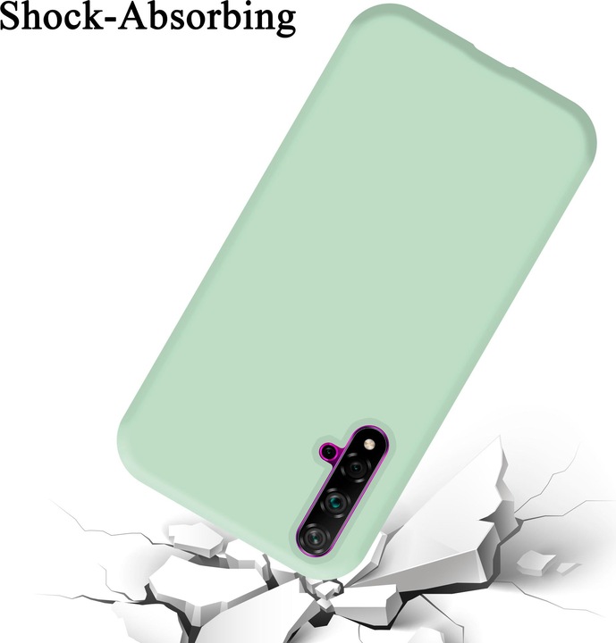 Actual product image Cadorabo TPU Liquid Silicone Case Cover (Huawei Nova 5T, K20, TCL 20S)