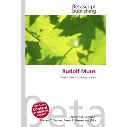 Rudolf Muus, Fachbücher