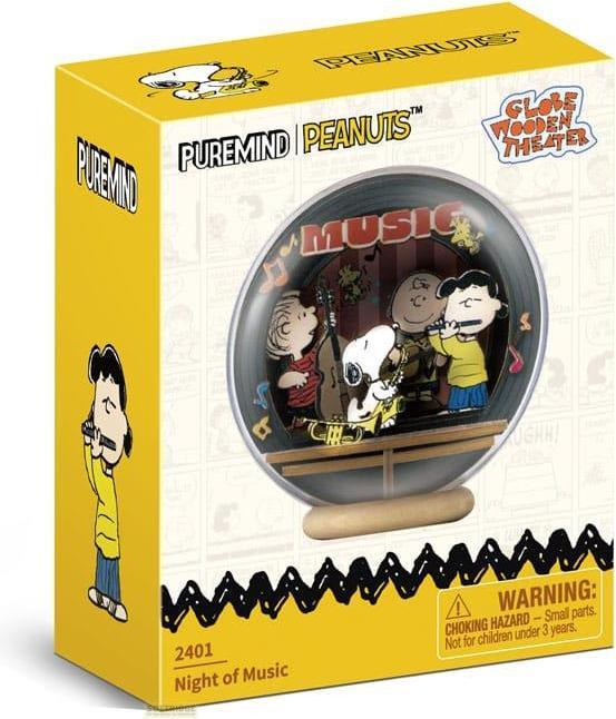 Pantasy Die Peanuts Puremind Modellbausatz Wooden Theater Globe Night of Music