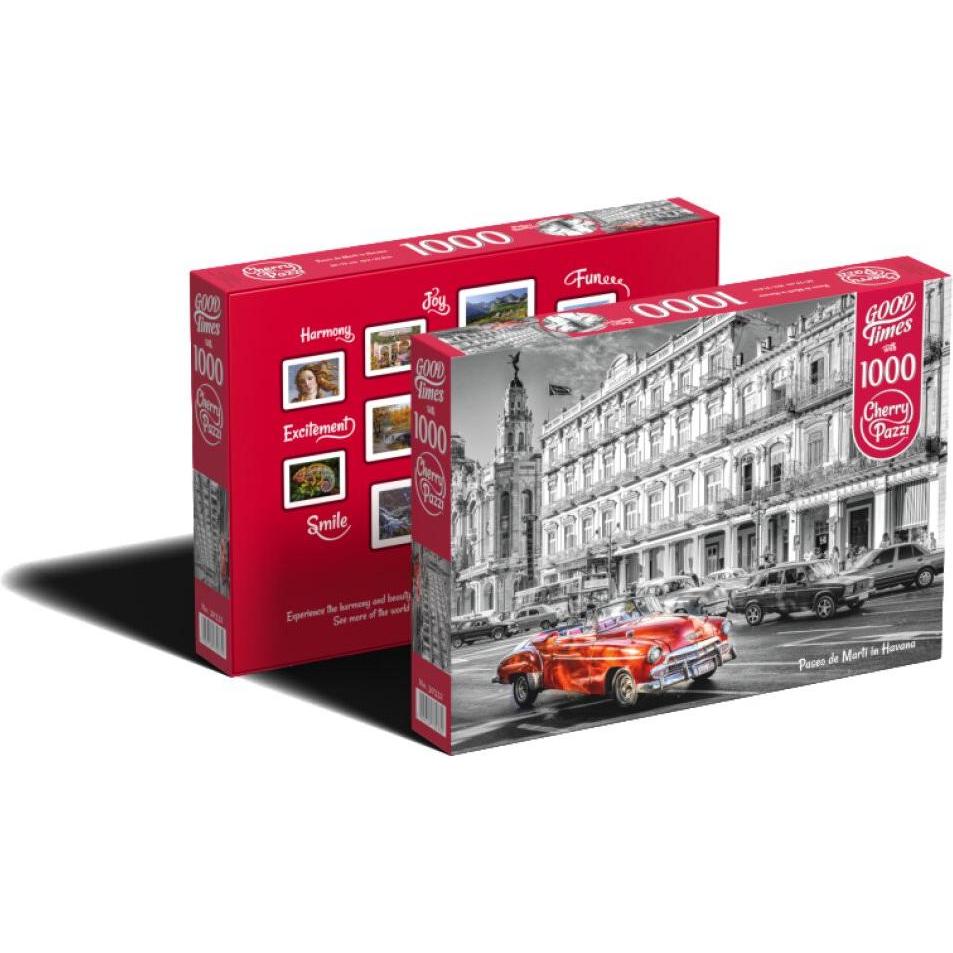 Thumbnail - Cherry Pazzi Puzzle Paseo de Marti, Havanna 1000 Teile (1000 Teile)