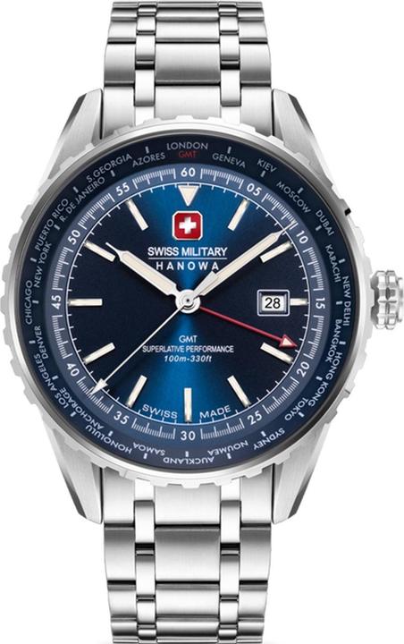Produktbild Swiss Military Hanowa SMWGH0003204 Afterburn GMT (Chronograph, 44 mm)